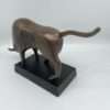 Copper Coloured Bull Sculpture - Image 3