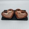 Heart Shaped Copper Serving Bowls