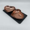 Heart Shaped Copper Serving Bowls - Image 2