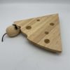 Cheese Shaped Cheese Board With Mouse Knife