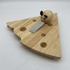Cheese Shaped Cheese Board With Mouse Knife - Image 2