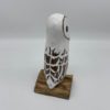 White Owl on Wood - Image 2