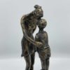 Mother & Child On Books Sculpture - Image 3