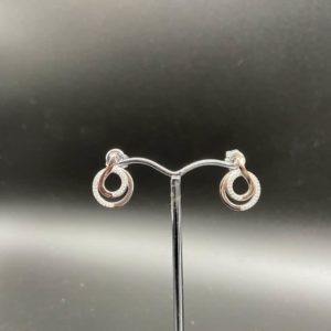 Half & Half Swirl Earrings