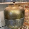 Brass and Enamel Lamp - Image 2