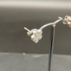 Flower Stud Earrings - Sterling Silver - Image 2