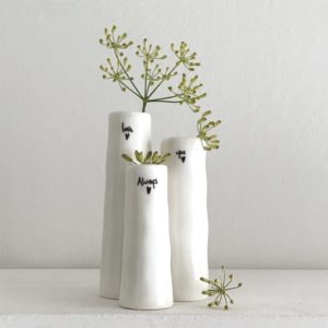 Trio Of Bud Vases - Love You Always
