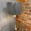 Vebaran Matt Nickle Lamp With Shade