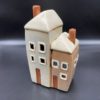 Two House Ceramic Tealight Holder