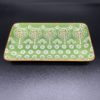 Green Tree Ceramic Snack Plate