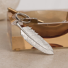 Pewter Keyring - Feather