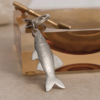 Fish Key Ring - Pewter