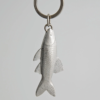 Fish Key Ring - Pewter - Image 2