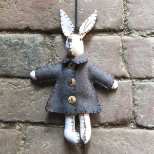 Emily White and grey  Jacket Rabbit