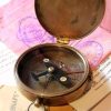 Compass brass, with Spitfire plane shaped needle - Image 2
