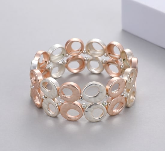 Silver copper clearance bracelet