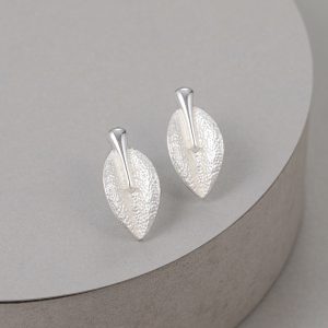 Leaf Earring - Silver