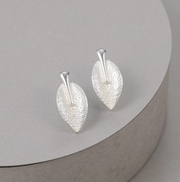 Leaf Earring - Silver