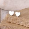 Sterling Silver Heart Earring