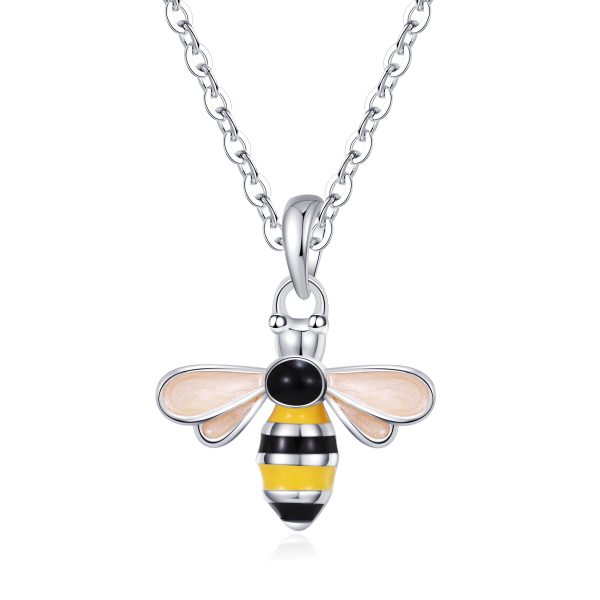 Sterling Silver necklace with bee pendant