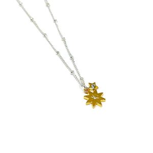 Aria Double Star Necklace
