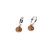 Ashton Disc Earrings - Sterling Silver - Image 2