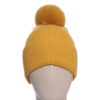 The Brooklyn Super soft pom pom hat  with studded star detail