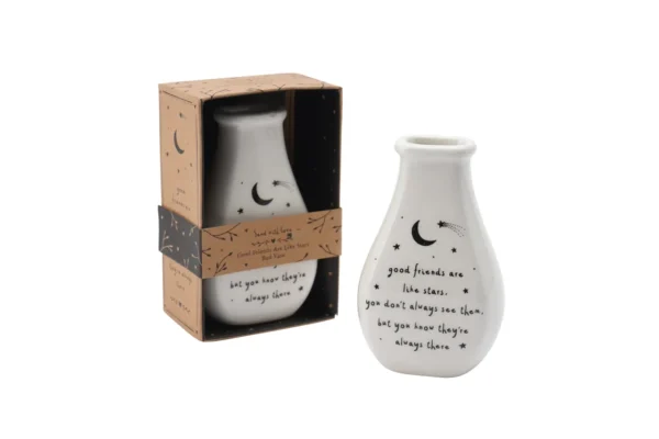 Send Love with  'Good Friends Are...' Bud Vase
