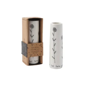 Send With Love 'Let Love Grow' Ceramic Bud Vase