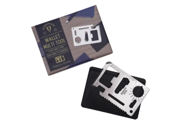 Modern Gent 11-In-1 Wallet Multi Tool