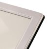 SILVER PLATED PHOTO FRAME FLAT EDGE - 4" X 6" - Image 2