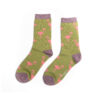 Flamingo Socks Green - Image 3