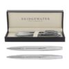 Bridgewater  Chrome Ball Pen & Pencil Set - Image 3