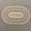Jute Oval Rug - Multi Coloured - Image 3