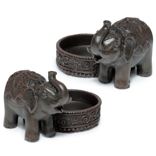 Elephant Tea Light Candle Holder - Image 2