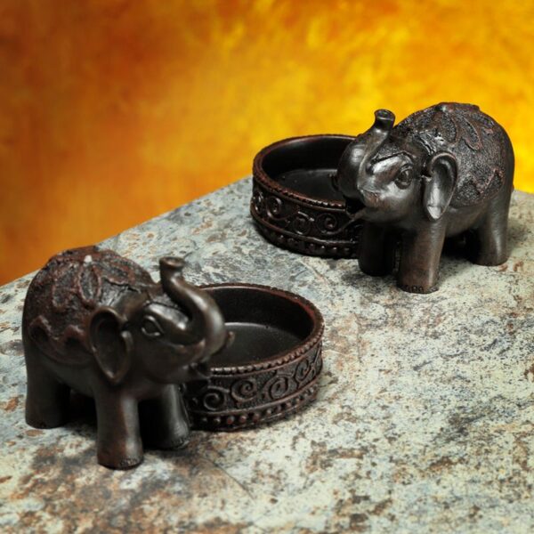 Elephant Tea Light Candle Holder - Image 6