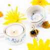 The Beekeeper 'Bee Happy' Ceramic Tealight Holder - Image 5