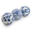Sumatra Blue & White Assorted Large Decorative Ball 10cm - Image 4