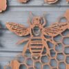 Rust Bee Wall Art - Image 4
