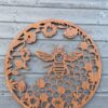 Rust Bee Wall Art - Image 3