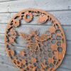 Rust Bee Wall Art - Image 2