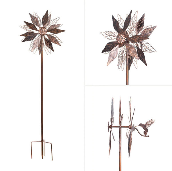 Willington Hummingbird Wind Sculpture 119cm - Image 2