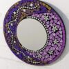 Blue Mosaic Mirror 60cm Round - Image 2