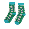 Boys Sheep Socks Green