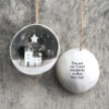 Half Porcelain Bauble