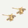 Vibes | Buzzing Beauty Post Earrings | 18K Gold-Plated - Image 2