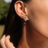 Vibes | Buzzing Beauty Post Earrings | 18K Gold-Plated - Image 3