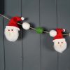 Wool Santa Garland - Image 2