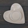 White Ceramic Heart Tealight Holder
