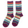 Fluffy Striped Socks